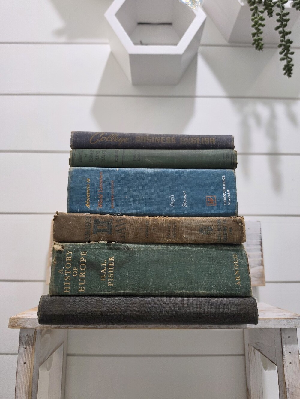Antique School Book Collection